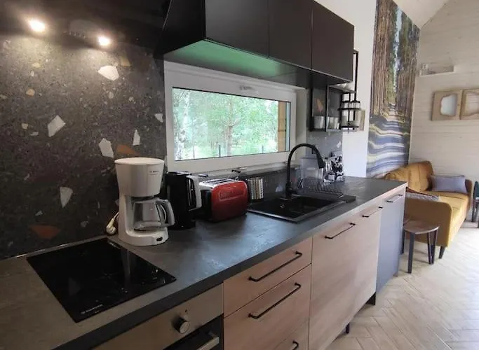 Slusarnia-domek Z Sauna I Balia Nad Jeziorem, Kaszuby بيت للعطل