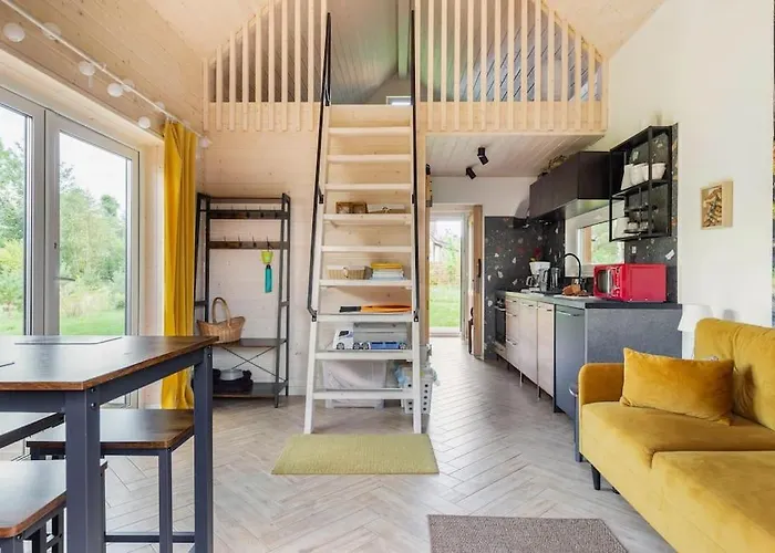 بيت للعطل Slusarnia-domek Z Sauna I Balia Nad Jeziorem, Kaszuby