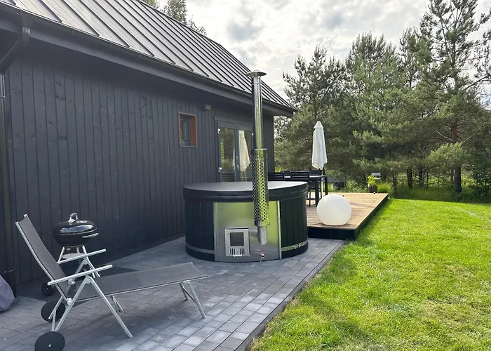 Slusarnia-domek Z Sauna I Balia Nad Jeziorem, Kaszuby Дом отдыха